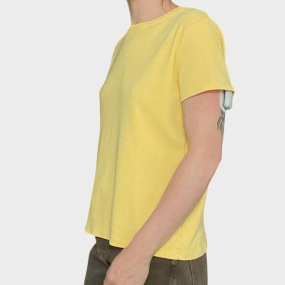 Cherokee Yellow Short Sleeve Cotton Top - Picture 2 of 7